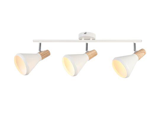 Spot Felix 3 E14 biały/drewno
