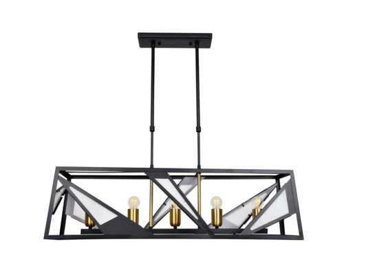 Lampa wisząca MIRIAM 5 E27 czarny