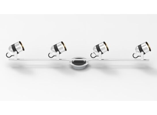 Oprawa spot Vega 4 LED GU10 chrom/czarny