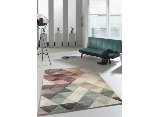 Dywan Diamond 80 x 150 cm trójkąty multicolor