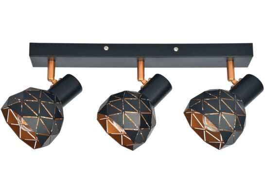 Listwa Puzzle 3 czarny E14