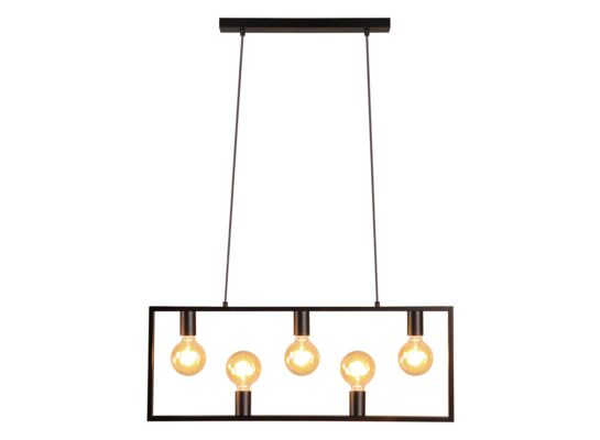 Lampa wisząca Negra 5 E27 czarny