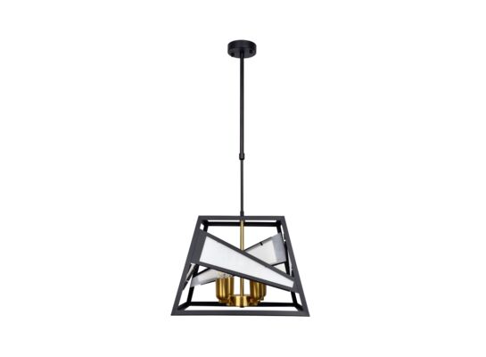 Lampa wisząca MIRIAM 4 E27 czarny