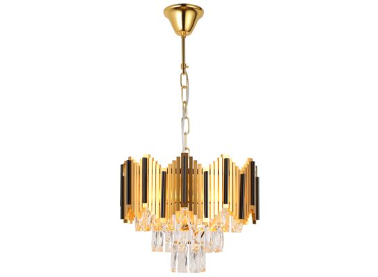 Lampa wisząca Harmonia 5 E14 złoty, czarny