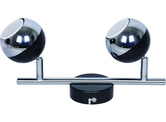 Oprawa spot halogenowy LED JUPITER czarny 2 GU10 czarny
