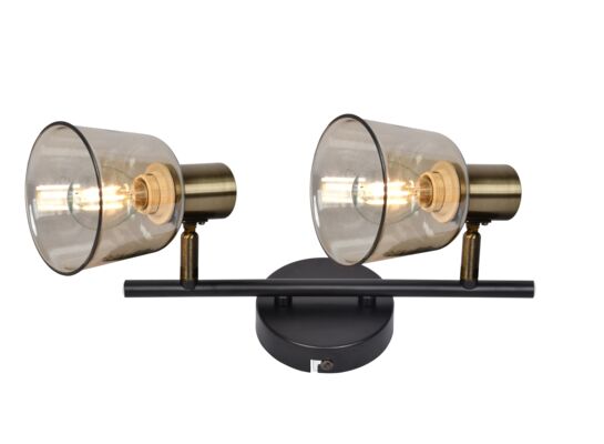 Listwa Nubia 2 AB E14 czarny