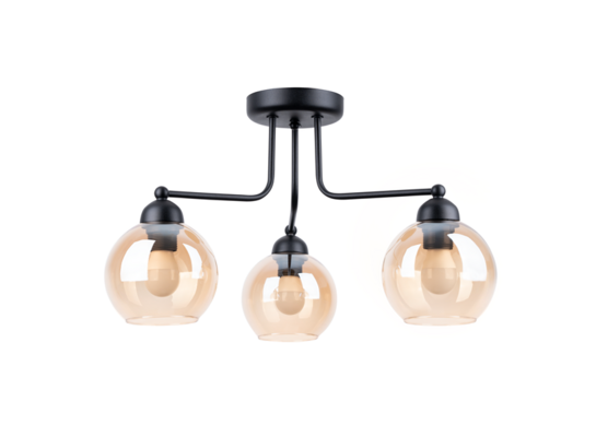 Żyrandol Selena C3 bursztyn E27