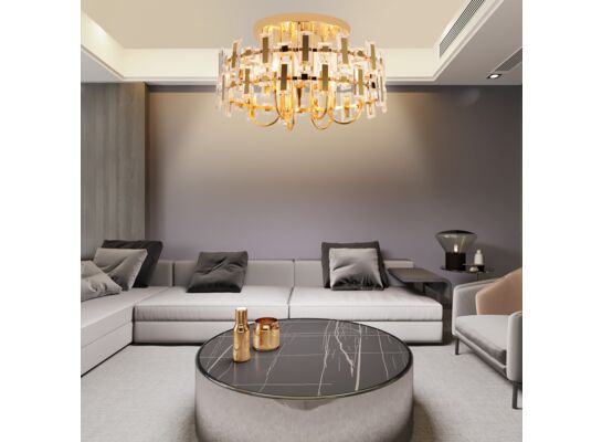 Lampa wisząca Estera E14 złoty