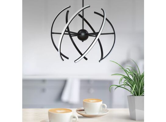 Lampa wisząca Andromeda LED czarny