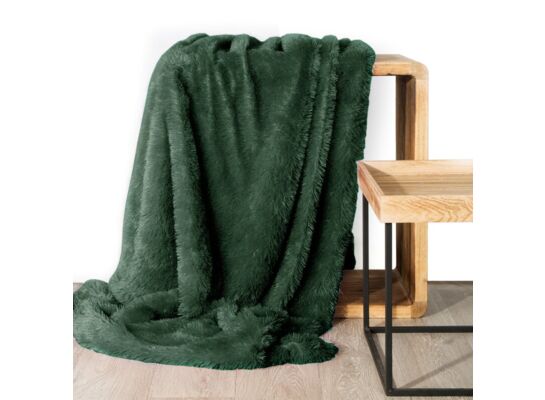Koc D91 TIFFANY 150 x 200 cm ciemnozielony