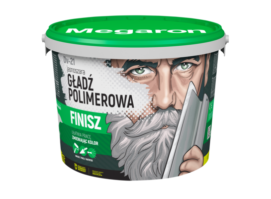 Gotowa gładź polimerowa Finisz Dv-21 17 kg Megaron