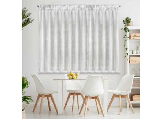 Firana gotowa Sibel na taśmie 300 x 150 cm biały