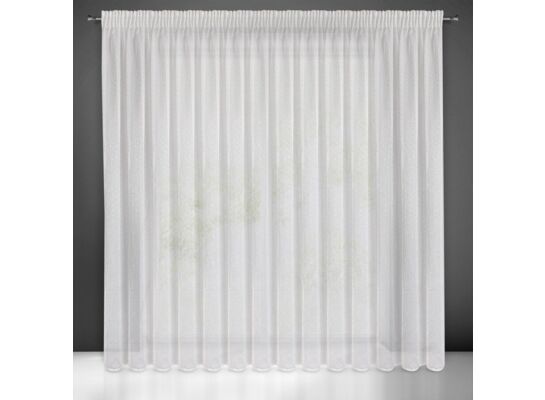Firana gotowa Sibel na taśmie 400 x 250 cm biały