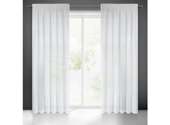 Firana gotowa Viola na taśmie 140 x 270 cm biały