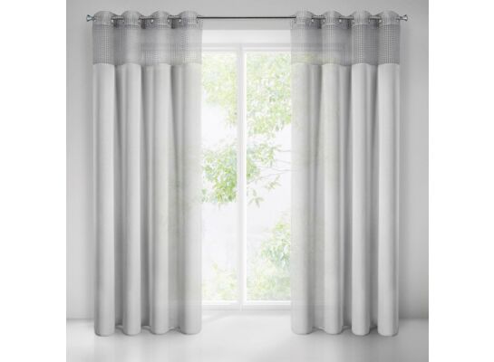 Firana gotowa Grace 135 x 250 cm szary