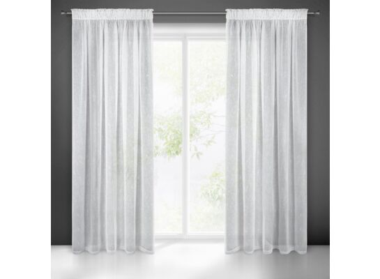 Firana gotowa Ida na taśmie 140 x 250 cm biały