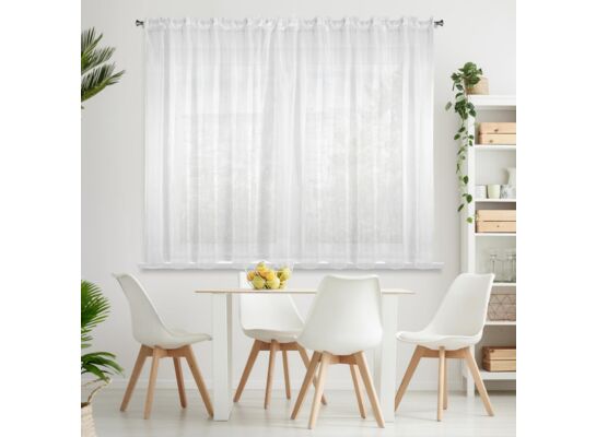 Firana gotowa Lucy na taśmie 400 x 150 cm biały