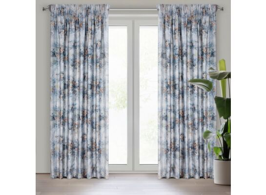 Zasłona gotowa Marisa tunel 140 x 270 cm srebrno-rudy