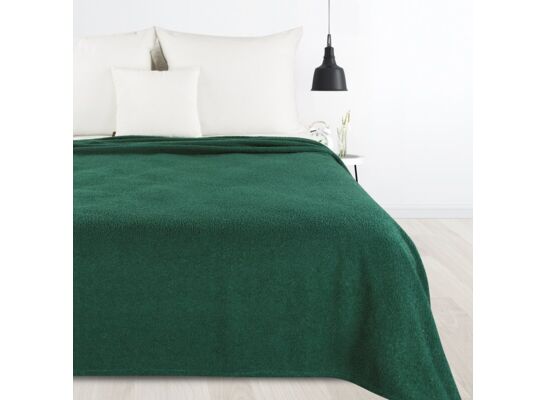 Koc BUKLA 170 x 210 cm ciemnozielony