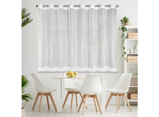 Firana gotowa na przelotkach Nel 300 x 145 cm biały