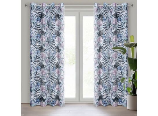 Zasłona gotowa na przelotkach Malibu 140 x 250 cm wielokolorowy