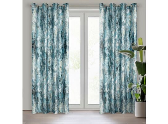 Zasłona gotowa na przelotkach Malia 140 x 250 cm wielokolorowy