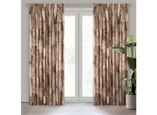 Zasłona gotowa Ella tunel 140 x 270 cm ceglany brązowy