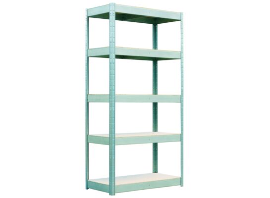 Regal 5 półek 180 x 90 x 40 cm 175 kg wciskany