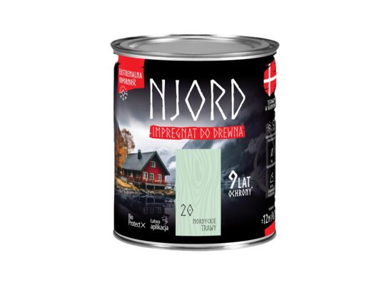 Impregnat do drewna nordyckie trawy 0,75 l Njord