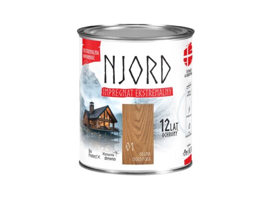 Impregnat ekstremalny sosna nordycka 0,75 l Njord