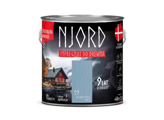Impregnat do elewacji Njord drewnianych atlantyckie fale 2,5 l LuxDecor