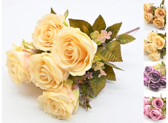 Róża sztuczna bukiet 40 x 14 cm
