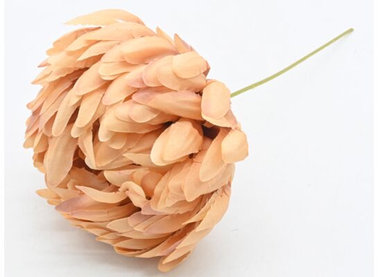 Chryzantema sztuczna pik 30 x 7 cm brzoskwiniowa