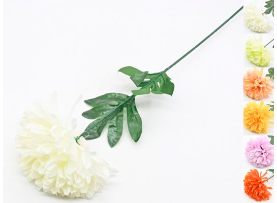 Chryzantema sztuczna pojedyncza 75 x 7 cm