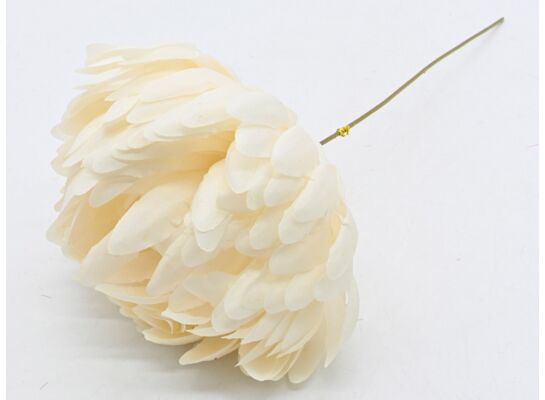Chryzantema sztuczna pik 30 x 7 cm kremowa