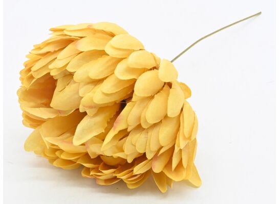 Chryzantema sztuczna pik 30 x 7 cm żółta