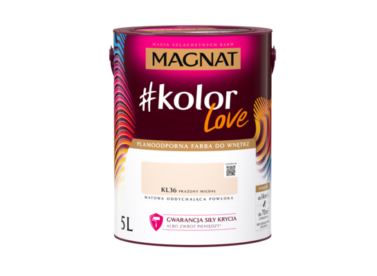Farba #Kolor Love KL36 prażony migdał 5 l Magnat