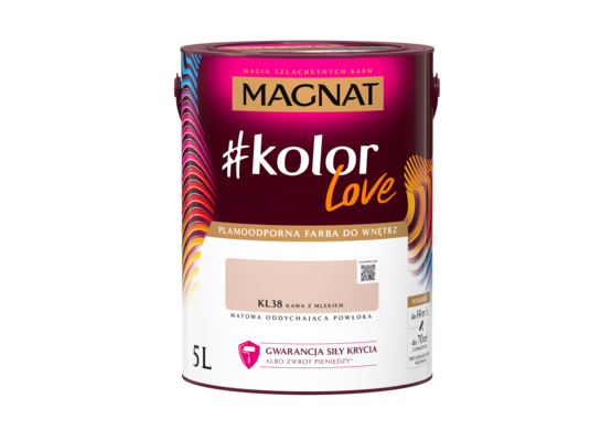 Farba #Kolor Love KL38 kawa z mlekiem 5 l Magnat