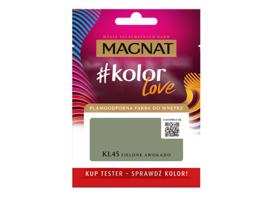 Farba #Kolor Love TESTER KL45 zielone awokado 25 ml Magnat