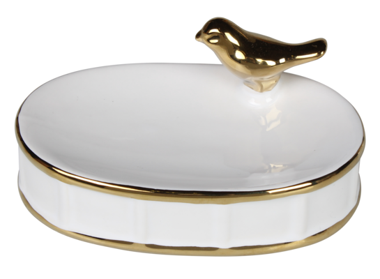 Mydelniczka Pouli 13 x 9 x 6 cm biały