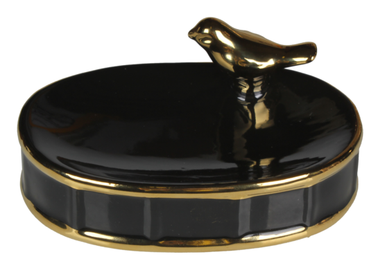 Mydelniczka Pouli 13 x 9 x 6 cm czarny