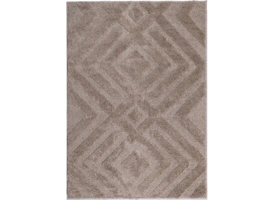 Dywan Pisa 80 x 150 cm romby beżowy