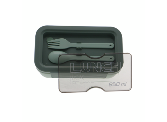 Lunchbox Cosimo 0,85 l 19,5 x 12 x 7 cm zielony