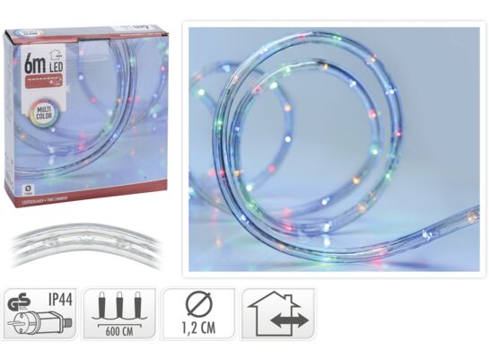 Wąż ozdobny LED 6 m multikolor