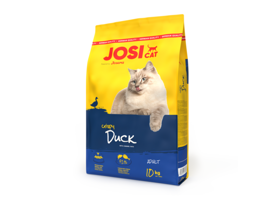 Sucha karma dla kotów JosiCat Crispy Duck 10 kg JOSERA