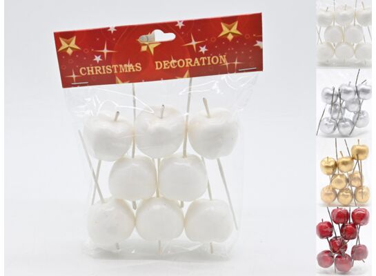 Jabłko na piku 8 sztuk mix kolorów