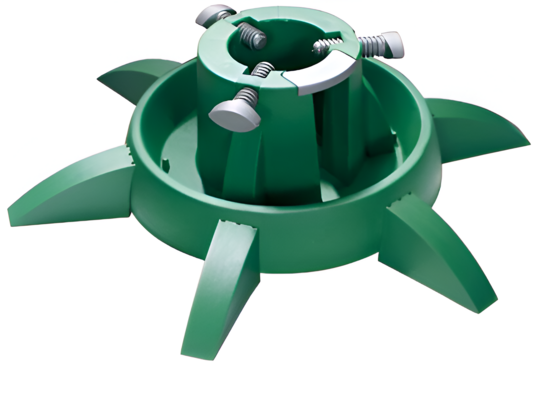 Stojak choinkowy gwiazda 16,5 x 60 cm zielony