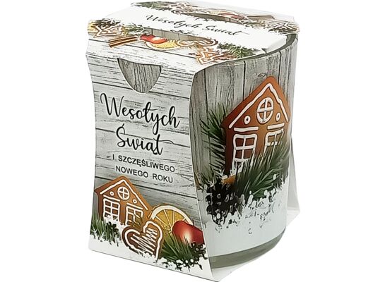 Świeca zapachowa w szkle Verona Domek z piernika