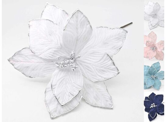 Gwiazda betlejemska na piku 30 cm mix kolorów