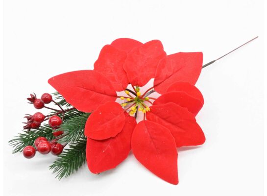 Gwiazda betlejemska gałązka 40 cm